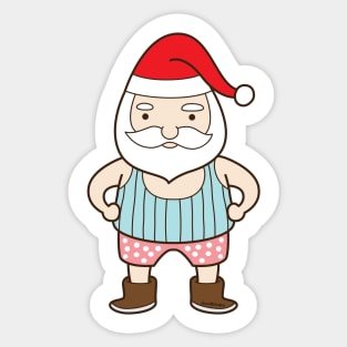 Relax santa Sticker